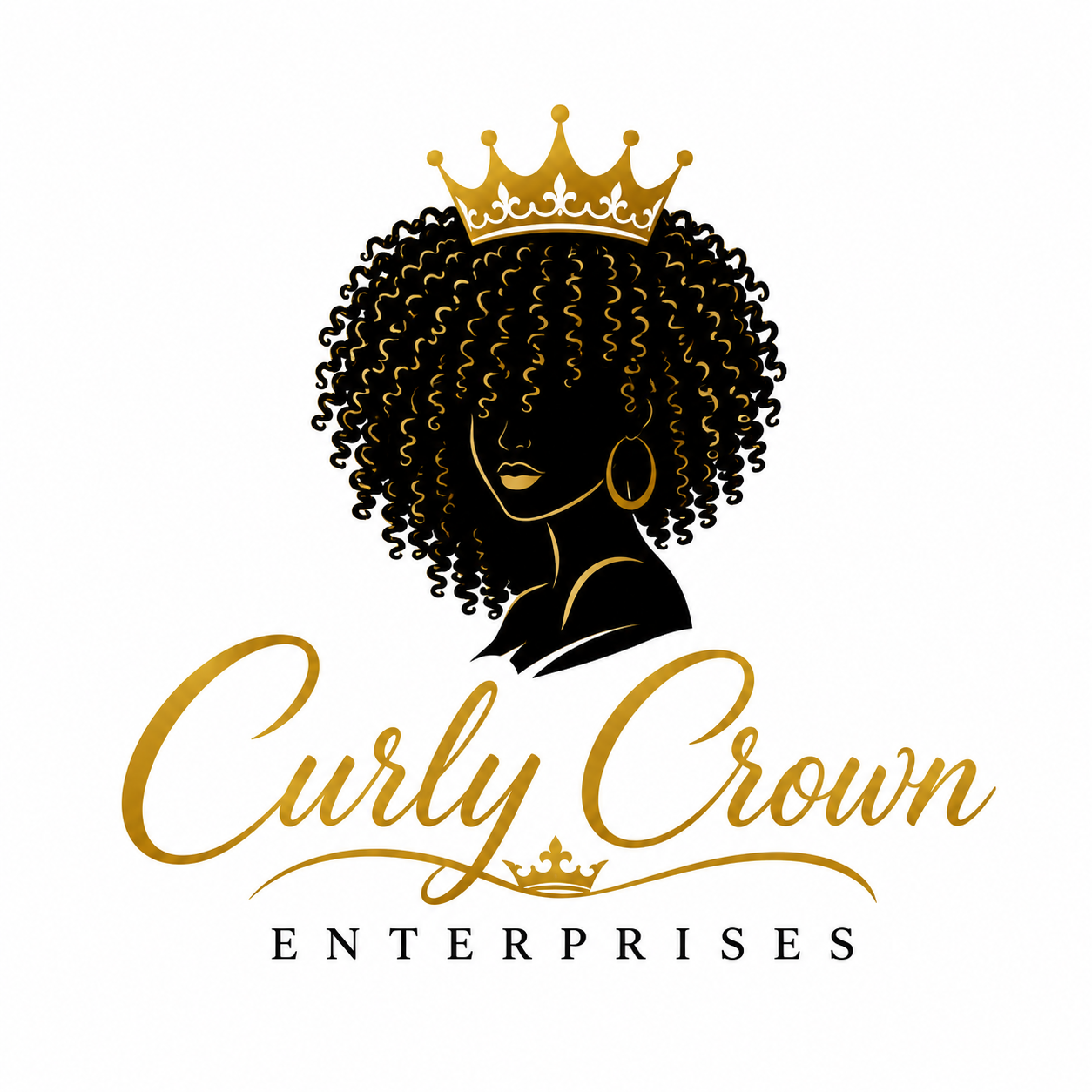 Curly Crown Enterprises Logo